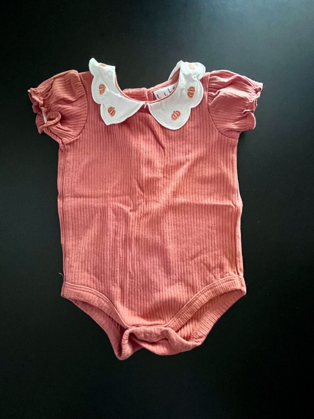 Baby Girl Pumpkin Onesies, Fall LOT, Set of 4, 3-6 Months - Picture 2 of 10